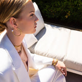Margot - Pearl Hoops