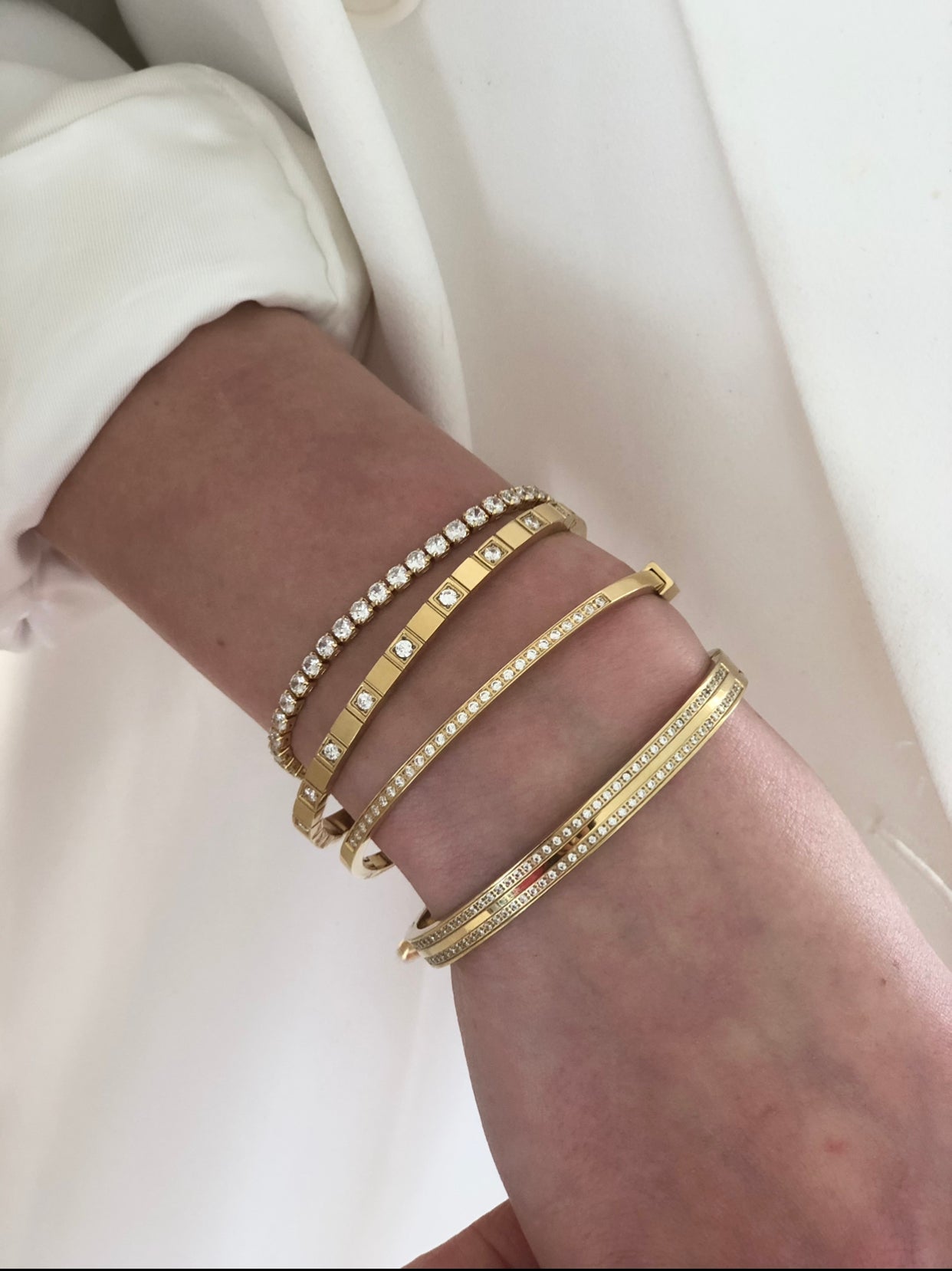 Pave Bangle - NOA - Bracelet