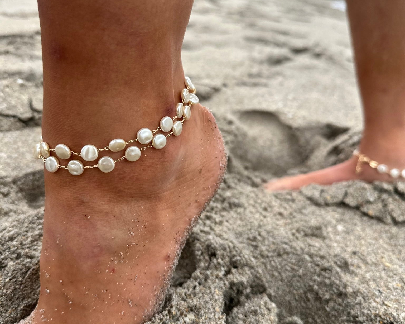 Pearl anklet - NOA Jewels -