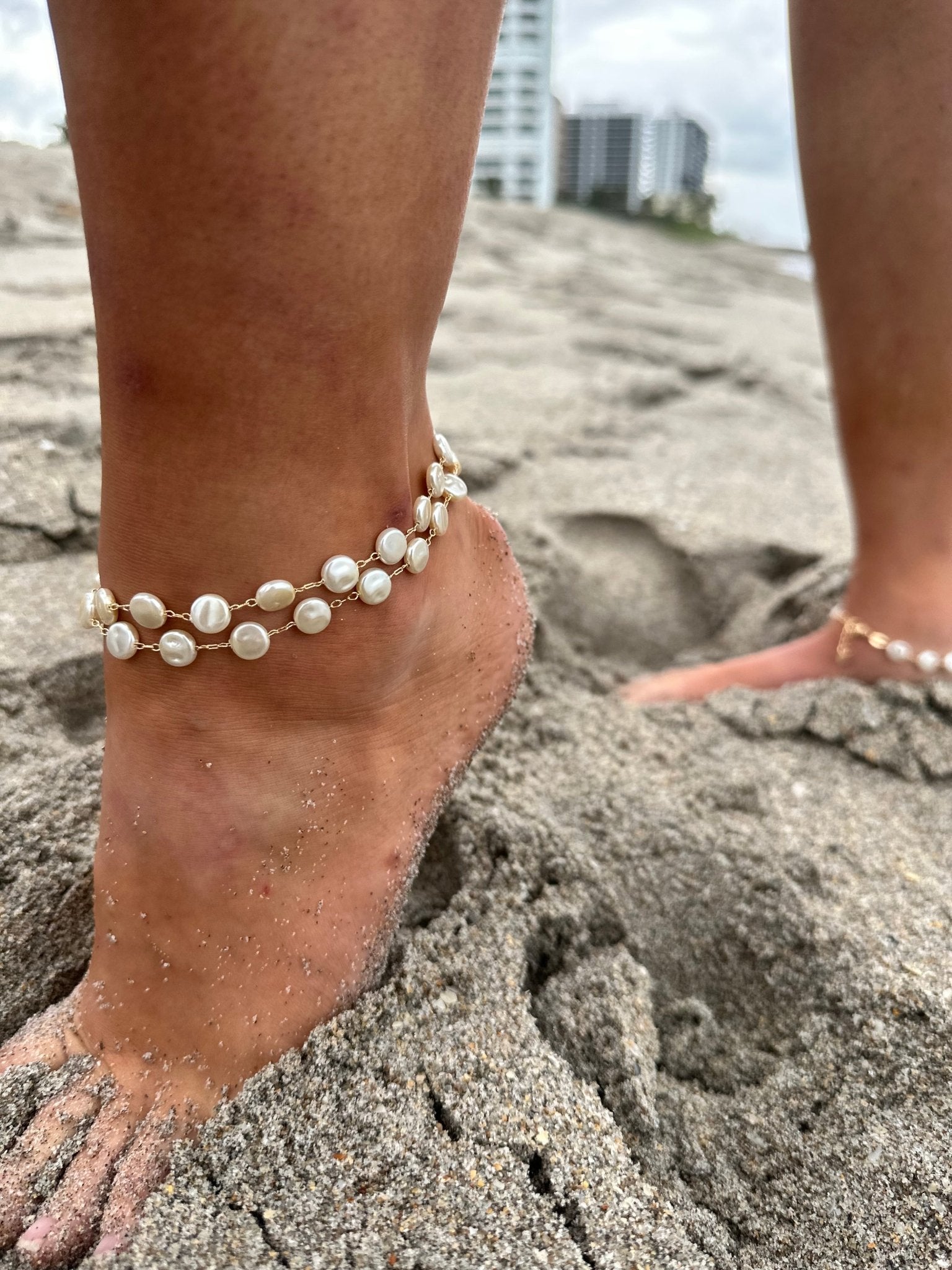 Pearl anklet - NOA Jewels -