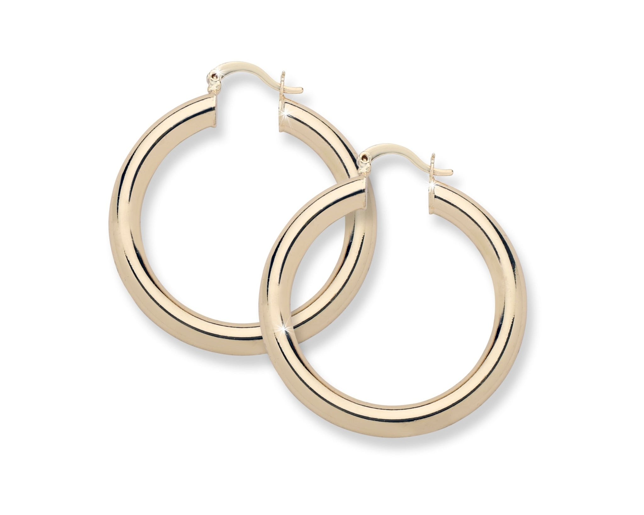 Selena Gold Hoops 1 1/2 " - NOA - Earrings