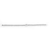 Single oval tennis bracelet - NOA -