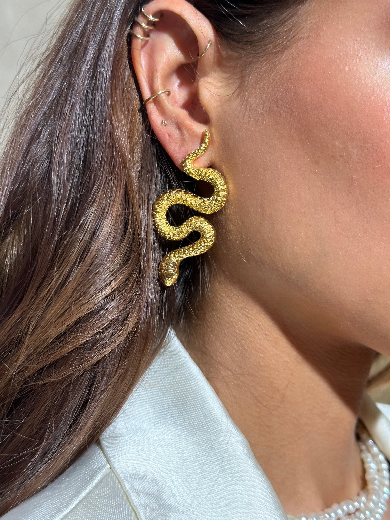 Snake Earrings - NOA Jewels -