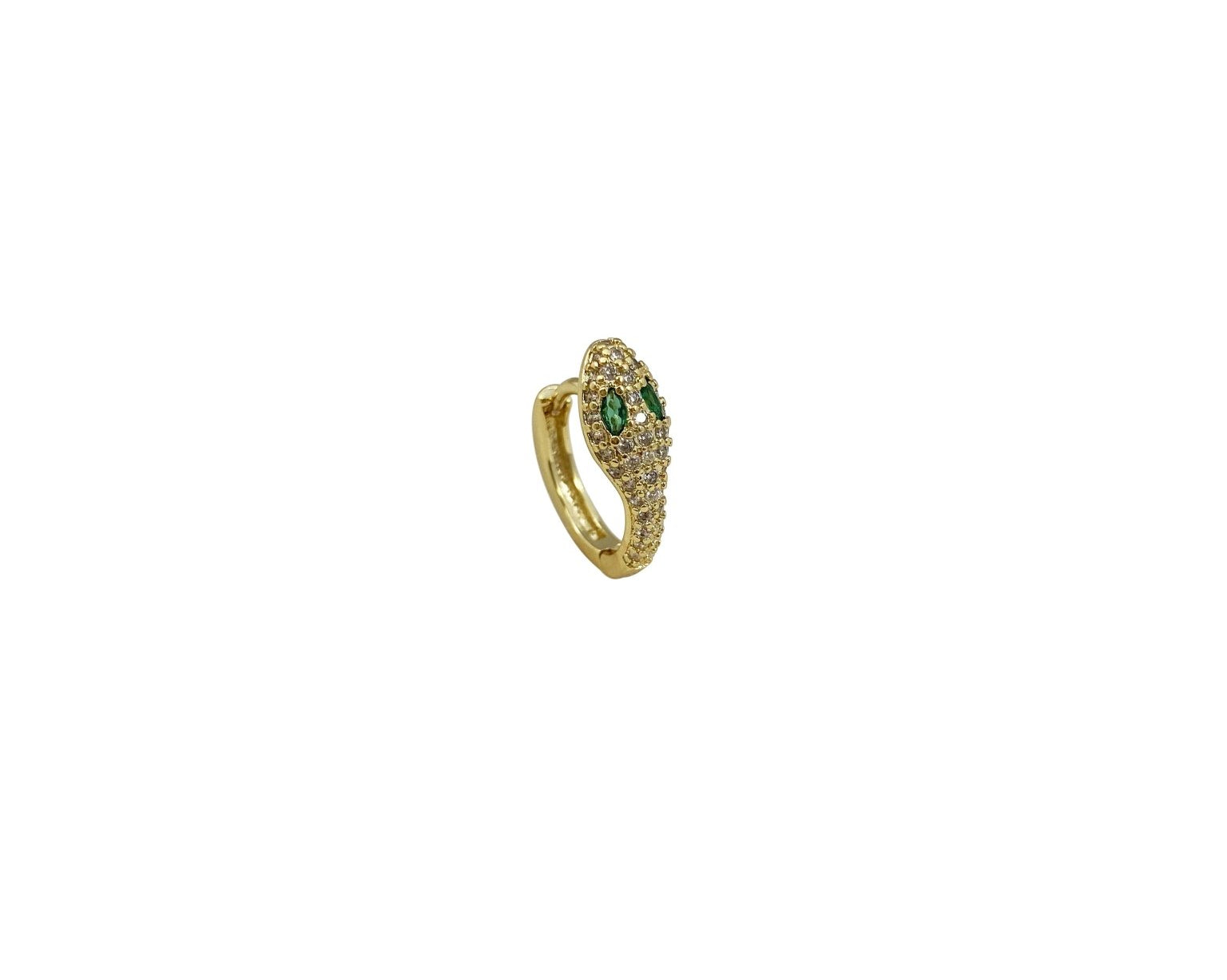Snake Huggies - NOA - Earrings , huggies, hoops