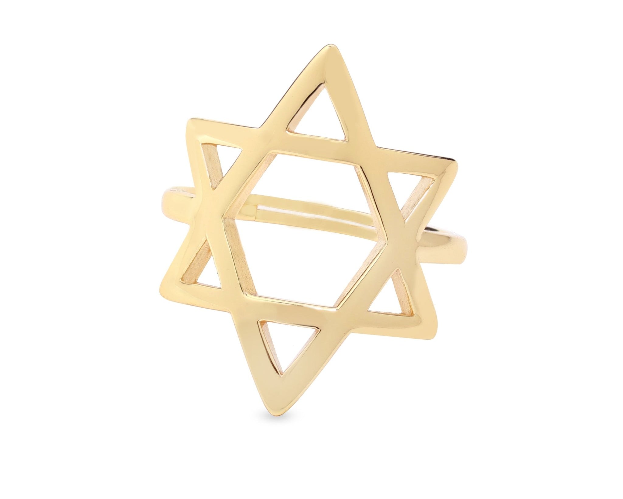 Star of David Ring Solid - NOA Jewels -