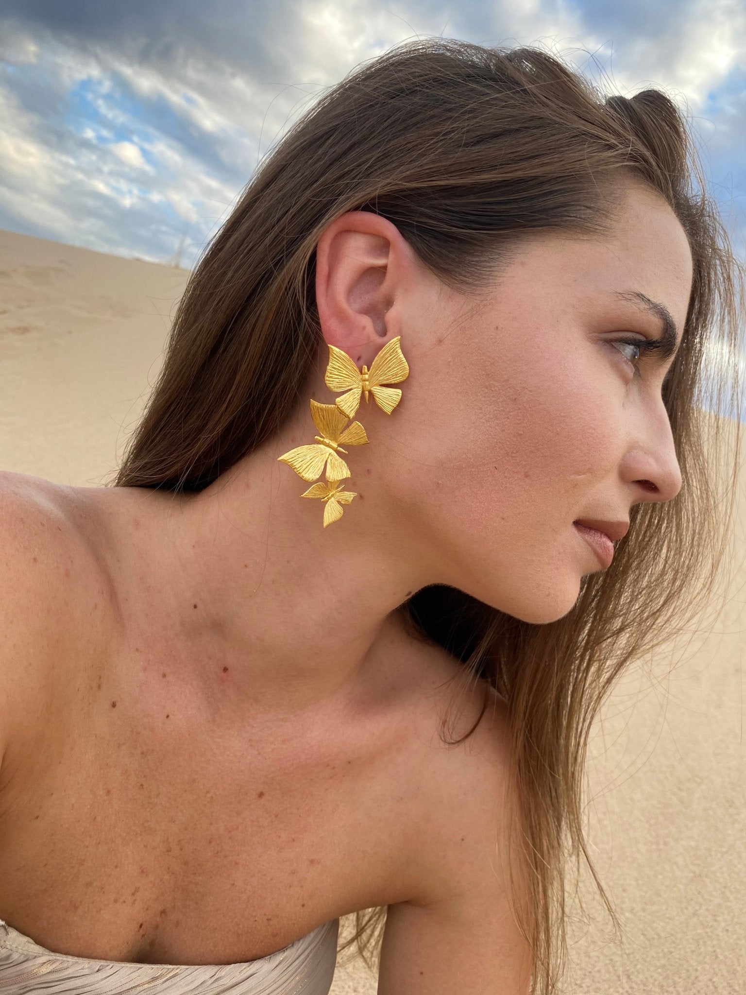 Three Butterflies - NOA - Earrings