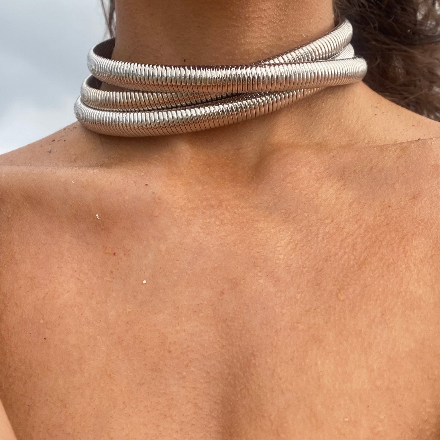 Triple Serpent D’Or Choker - NOA Jewels -