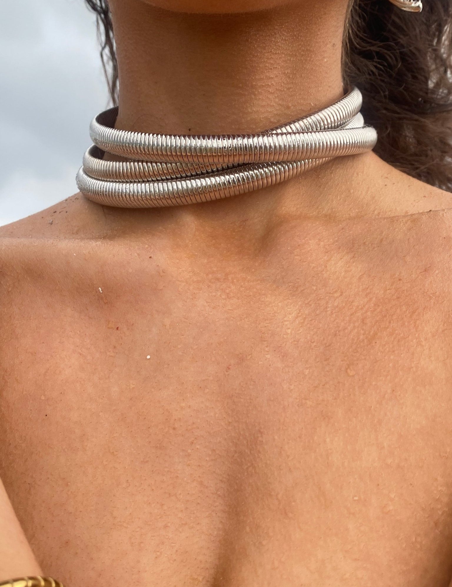 Triple Serpent D’Or Choker - NOA Jewels -