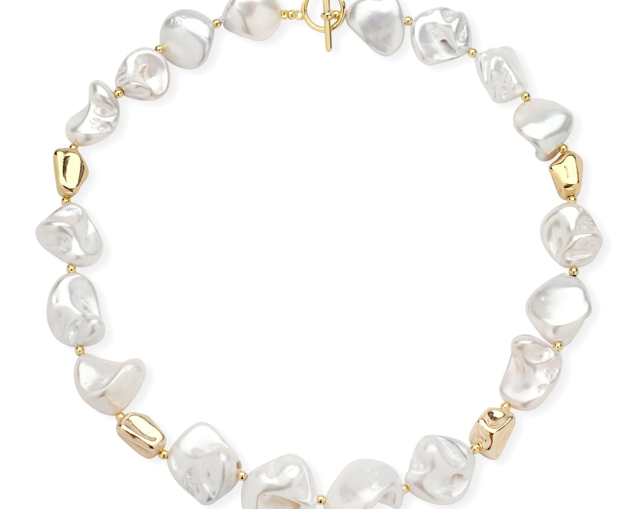 Under The Sun - Pearl Oversized Necklace - NOA Jewels -