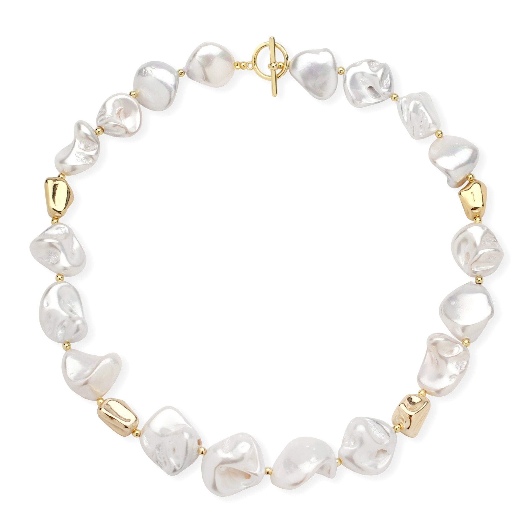 Under The Sun - Pearl Oversized Necklace - NOA Jewels -