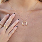 Wishbone Necklace - NOA -