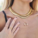 Wishbone Necklace - NOA -